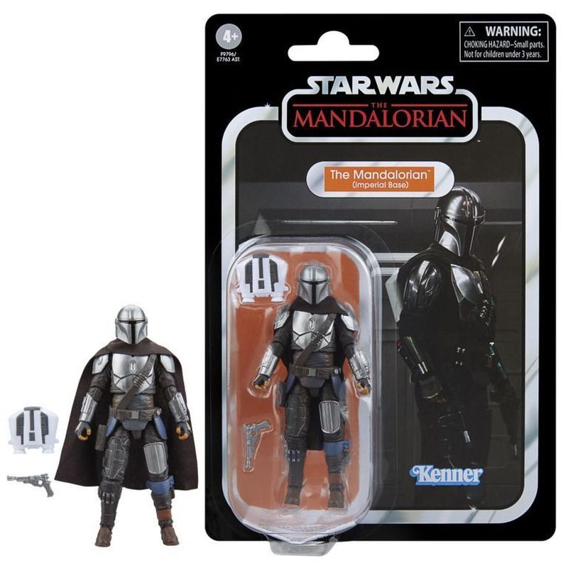 [Hasbro] Star Wars 12cm 10cm Di chuyển TVC The Mandalorian White Soldier Ba lô Phiên bản VC312A