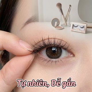 Mi giả tự dính – Không cần keo, dễ gắn tháo – 24 mẫu, có sẵn keo – Thân thiện da – Tái sử dụng nhiều lần – tiện lợi