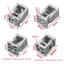 Đầu nối bản lề JUIC, Đầu nối khớp trục xoay linh hoạt, Cấu hình nhôm hợp kim kẽm Bản lề có thể điều chỉnh Đầu nối khớp linh hoạt Hồ sơ nhôm công nghiệp