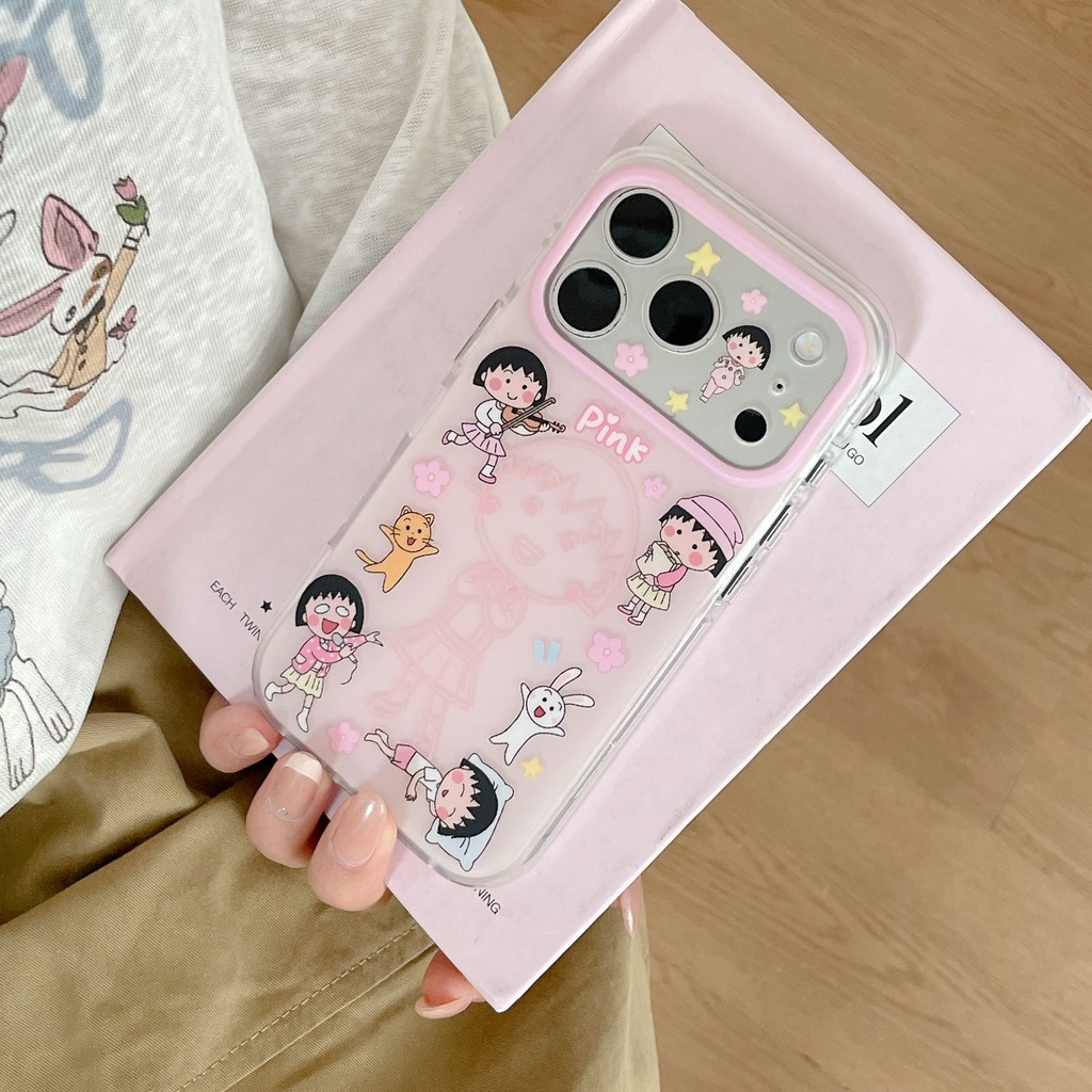 Ốp điện thoại búp bê nhỏ dễ thương cho iPhone 17 Pro Max 17 Air 16 Plus 15 Vỏ điện thoại chống rơi