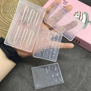 [hatheaven] Hoạt Hình Bướm Nút Chìa Khóa Lo Silicon Khuôn Làm Móng Tay Trang Trí Phụ Kiện Dập Móng Tay DIY Dụng Cụ Nghệ Thuật Đẹp