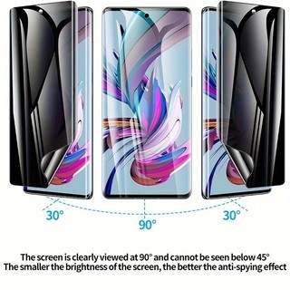 1-2 Chiếc Full Cover Siêu Mỏng Bảo Vệ Màn Hình Matte Film Cho Xiaomi 10 10S 10T 11 11i 11T 11X 10i Youth Ultra Pro Lite Chống Gián Điệp Riêng Tư Chống Ánh Sáng Xanh Hydrogel Film HD Phim Mềm