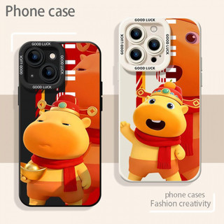 Ốp điện thoại God of Wealth and Joyful Capybara Lulu cho iPhone 17 / 16 / 15 / 14 / 13 / MINI / 12 / 11 / Pro MAX / X / 7 / 8 Vỏ bảo vệ toàn diện bằng silicon lỏng chống sốc và chống rơi