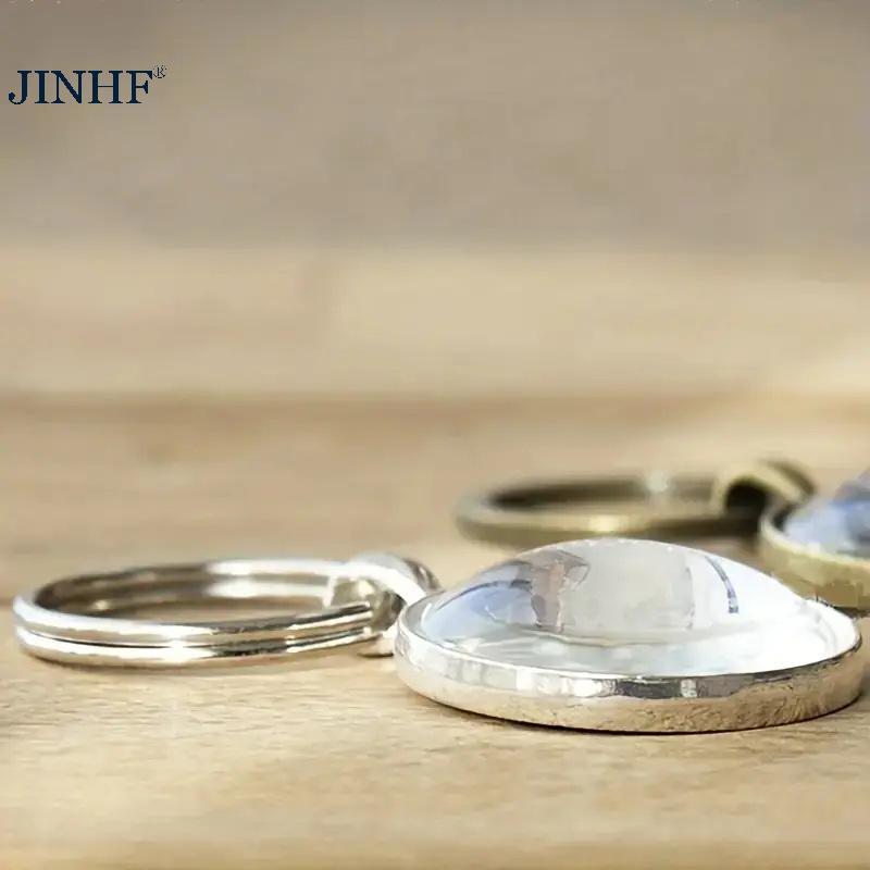 Móc khóa JINHF Yin Yang Dragon - Mặt dây chuyền hợp kim thời trang và thiết kế rồng trắng, hoàn hảo cho túi xách, Bapas và quà tặng độc đáo HOT