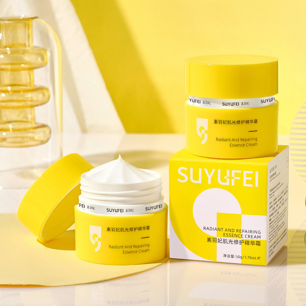 Su Yufei Skin Light Repair Essence Cream Kem dưỡng ẩm Làm dịu nhẹ Dễ thấm hút Làm mới Kem nước chống dính 1.18