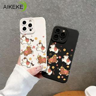 Ốp Điện Thoại Pony Dễ Thương Năm Mới Đơn Giản Cho OnePlus 1 + ACE 6 6T 5 3 2 Pro 3V 2V Racing Nord 3 2 N30 CE3 CE2 Lite 5G 4G Vỏ Hoạt Hình Cặp Đôi Màu Trơn Bảo Vệ Ống Kính Vỏ Mềm