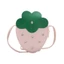 Túi nhỏ trẻ em BRABRAA, Túi đeo chéo đa năng cho bé gái dễ thương, Túi xách trẻ em Kawaii Strawberry Zero Ví Túi đeo vai Quà tặng