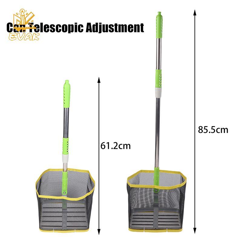 Alittlesetrtu Di Động Góc 180 Độ Có Thể Điều Chỉnh Vuông Ping Pong Picker Kính Thiên Văn Thép Không Gỉ Bóng Bàn Catcher VN
