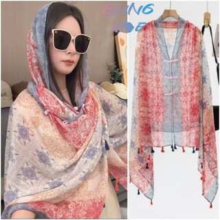 Khăn Choàng Lụa Mỏng Chống Nắng Cho Nữ - Phong Cách Thời Trang Mùa Hè