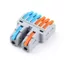 Đầu nối dây EDIWANY, Khối đầu cuối nhanh CMK 422 đa năng, Khối đầu cuối gia đình đòn bẩy 2 trong 4 / 6 / 8 Out
