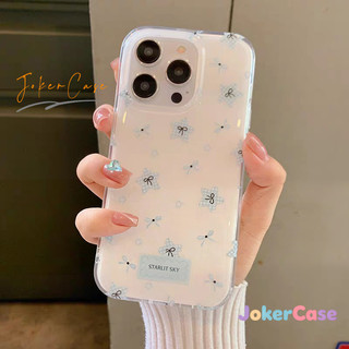 Ốp Lưng Cho Iphone 17Air 13 17 16 11 15 14 12 Pro Max 8 15 16 14 Plus X XR XS Max Bìa ngôi sao nơ ngọt ngào tươi mát