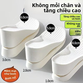 💦Đế nâng cao bên trong dành cho nữ pu vô hình không biến dạng Tấm cứng không đóng băng 5cmThoải O6OE