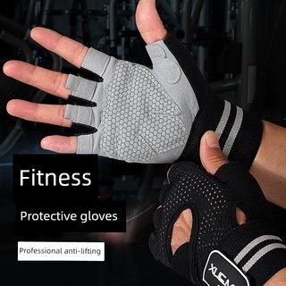 🔥 Bảo vệ thể dục 🔥 có hàng sẵn Trong Kho Găng tay thể thao thoáng khí cho nam và nữ Tay cầm pad Chống kén găng tay Bảo vệ lòng bàn tay thiết kế nửa ngón phù hợp tập luyện và cưỡi ngựa Không trơn trượt chống trượt và mài mòn ❁Thiết bị tập luyện Găng tay