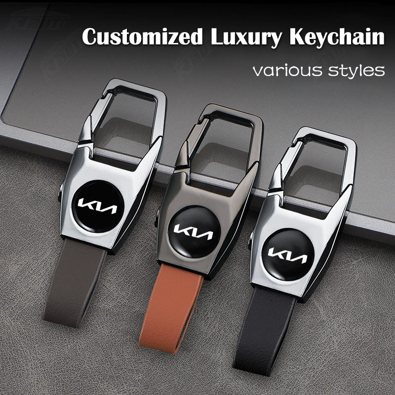 Kia KN Da Kim Loại Xe Móc Khóa Cao Cấp Khóa Phong Cách Móc Khóa Xe Máy Móc Khóa Cho Seltos Sportage Sonet Carens Carvinal Forte Cerato