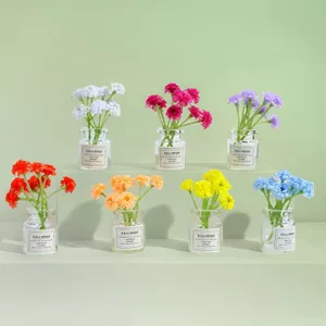 Ins Phong Cách Sáng Tạo Mô Phỏng Gypsophila Chai Thủy Tinh Bó Hoa Ba Chiều Dạ Quang Để Bàn Đồ Trang Trí Nhỏ Phụ Kiện Xe Hơi Handmade diy Phụ Kiện Trang Sức
