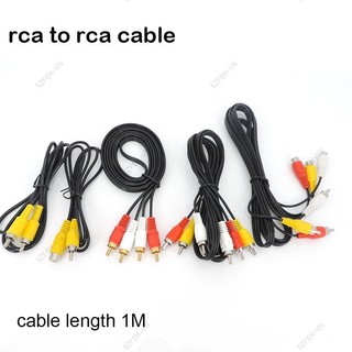 1m video Âm Thanh 2 3 Cáp RCA Nam Đến 2 3 RCA Nam Nữ Jack Cắm Stereo Sang 2RCA 3RCA Ổ Cắm AV Adapter Dây Kết Nối Media F @ VN