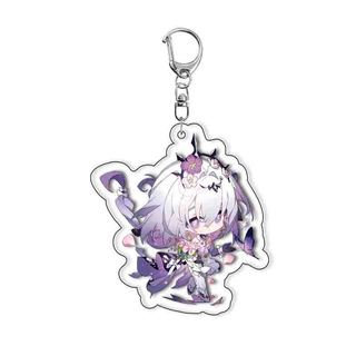 Mixed Styles Game Honkai Star Rail Chibi Keychain Cartoon Figures Anaxagoras Castorice Sunday Key Chain Arcylic