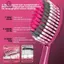 Springevenstar 2 Chiếc Bàn Chải Đánh Răng Bề Mặt lồi Lông Mềm Bàn Chải Răng Màu Hồng Bàn Chải Đánh Răng Chăm Sóc Răng Miệng Du Lịch Giặt Di Động Hàng Ngày Springevenstar