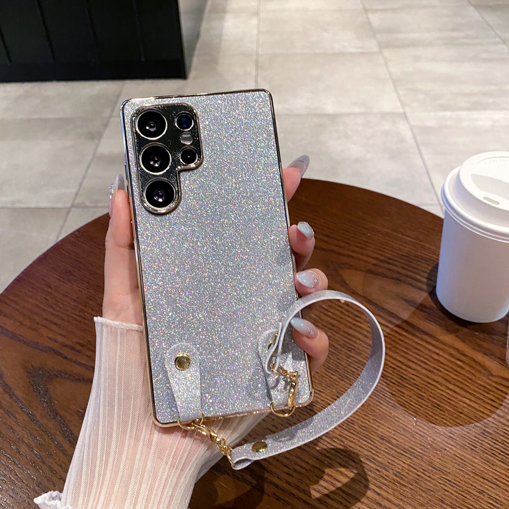 Ốp Điện Thoại Di Động Mạ Điện Sang Trọng Cho Huawei PURA70 P60 P70 P80 PRO P70U P80U MATE 50 60 70 80 PRO Thời Trang Có Dây Đeo Cổ Tay Thiết Kế Độc Đáo Lấp Lánh Vỏ Chống Sốc
