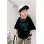 ngắn cotton phong cách bé trai nhỏ-medium Áo Thun Hàn