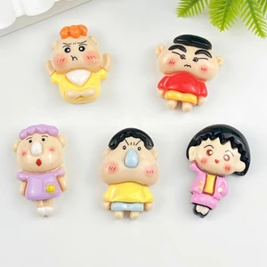 Set Charm Shin Cậu Bé Bút Chì Chibi Cute- Nhóc Maruko Chibi Kute – Charm Gắn Dép Hoạt Hình , Phụ Kiện DIY Dép Xinh