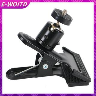E-WOITD Kẹp đa năng cho máy ảnh/đèn flash, đầu xoay 360°, gắn chân máy/PTZ, cho DSLR/máy quay