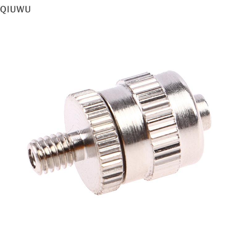 QIUWU M4 M5 M6 M8 Vít Ren Mạ Đồng Kim Loại Luer Lo Adapter.