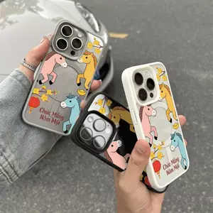 Pony Sweetheart cho trường hợp iPhone 17Promax 1516plus lỗ lớn 14 hút từ 1312 Mã 11