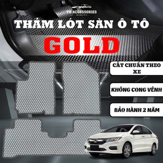 Thảm lót sàn ô tô Honda City TH Accessories cao su chống thấm dễ dàng lắp đặt (full bộ có cốp)