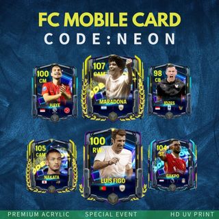 Móc chìa khóa điện thoại di động FC | sự kiện chủ đề di động FC | cập nhật thẻ bóng đá fcm
