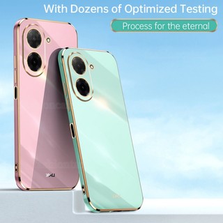 Dành Cho PocoX8ProMax Vỏ Cho Xiaomi Poco X8 Pro Max X 8 PocoX8 Pro Max PocoX8Pro Max 2026 Vỏ Điện Thoại Mạ Vuông Cặp Đôi Thời Trang Silicon Mềm Ống Kính Máy Ảnh Ốp Lưng Chống Sốc