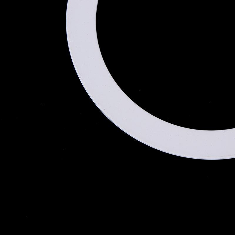 QIUWU LED Spotlight Downlight O Ring Bộ chuyển đổi vòng chụp đèn trắng Miếng đệm giấu miếng đệm Shims Vòng đệm mở rộng Đế đèn.