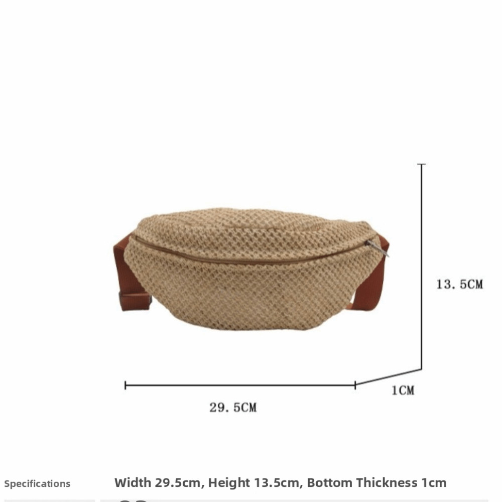 Túi đeo DWEL, Boho móc, túi chéo đa năng, túi thể thao, dệt thoáng khí, dùng khi đi biển