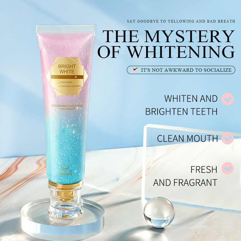 Phong Cách Tiếng Anh Han Lunmei Featheramide Hyun Kem Đánh Răng Trắng Làm Mới Răng Làm Sạch Chăm Sóc Răng Miệng Nam Nữ 2.26