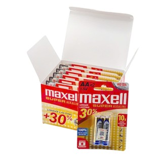 Vỉ 2 Viên Pin AA , Pin AAA Maxell Super Alkaline Dung Lượng Cao 2600mah Bền Bỉ-Lâu Hết