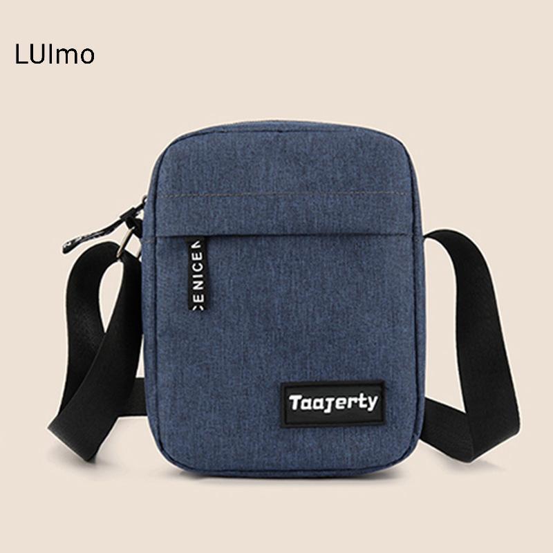 LUImo Nam Đeo Vai Nhẹ Mini Bapa Ngực Đeo Ngang Điện Thoại Di Động Eo Pa SBS