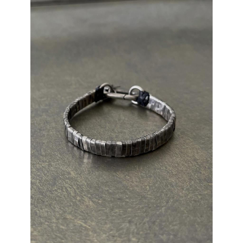 Vintage Dark Gothic Vòng Tay Handmade Phong Cách Công Nghiệp Nặng