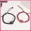 PNPIA- Vòng Tay Tình Bạn Mèo Pha Lê Màu Hồng Cho Người Bạn Thân Nhất Lễ Hội Bff Phù Hợp Với Dây Xích Vòng Tay Cho Cặp Đôi Gia Đình Chị Em