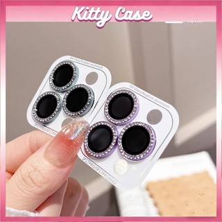 Phim bảo vệ ống kính máy ảnh iPhone 11 13 16 17 15 14 12 XR Pro Max Shiny Diamond Rhinestone Lens Nhiều màu để lựa chọn