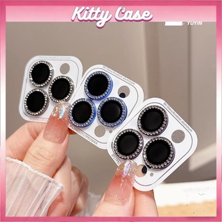 Phim bảo vệ ống kính máy ảnh iPhone 11 13 16 17 15 14 12 XR Pro Max Shiny Diamond Rhinestone Lens Nhiều màu để lựa chọn