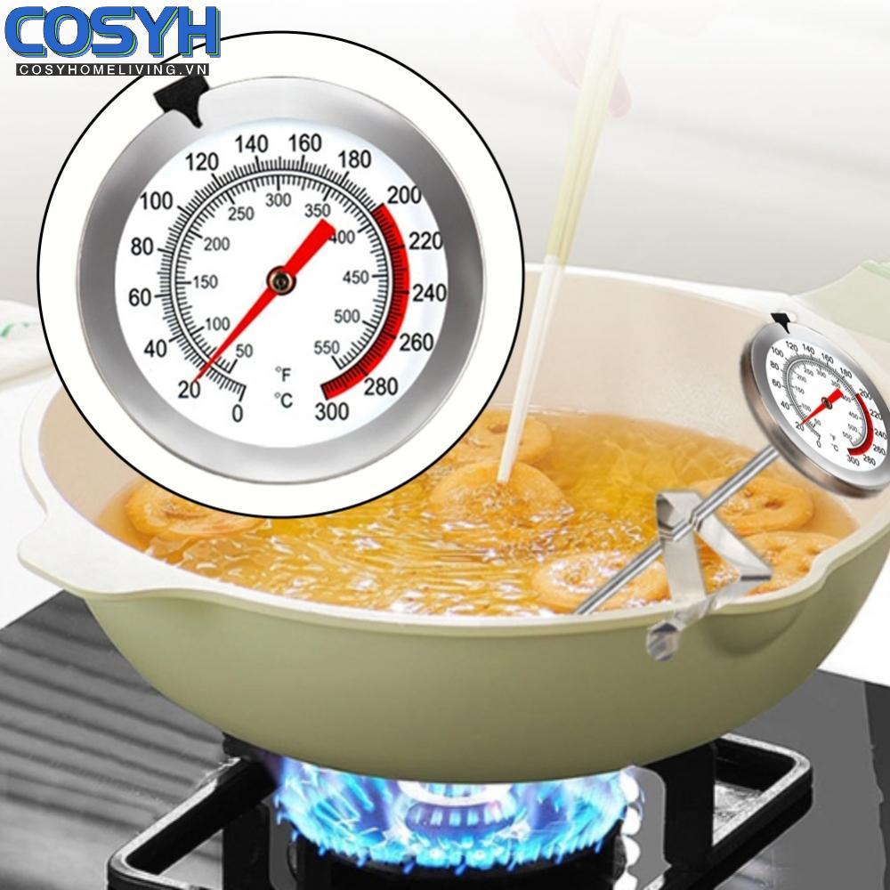 <cosyh>For barbecue Oven Oil Temperature Thermometer Probe Stainless Steel Cooking Tool