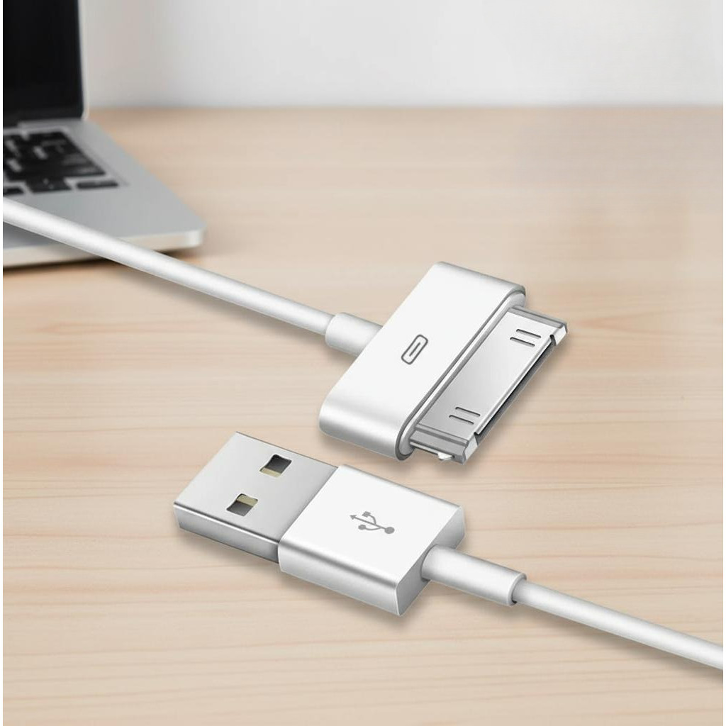 Cáp sạc USB cho iPhone 4 4s 3G 3GS iPad 1 2 3 iPod Nano - dây dài 1 mét / Hàng sẵn kho