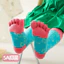 Tất bắp chân trẻ em Tất năm ngón mùa xuân thu Cotton hoạt hình Tất thể thao M-L PVG0