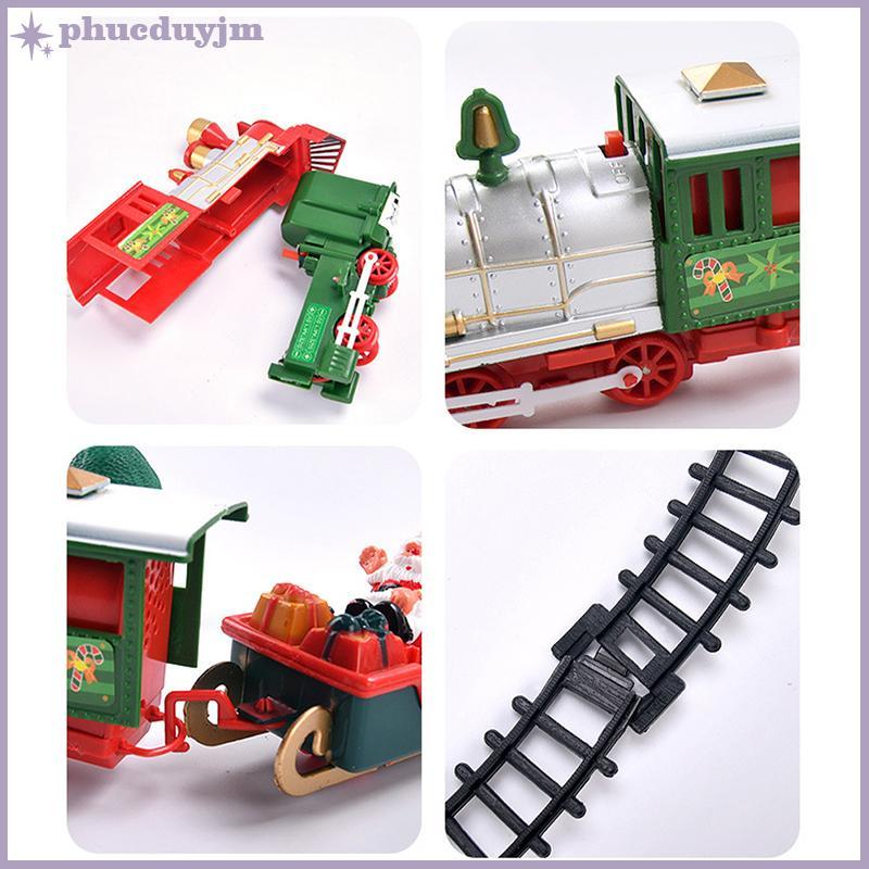 Phu điện giáng sinh TRAIN SET với âm thanh và ánh sáng VN