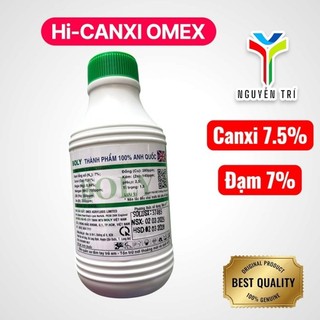 Phân Bón Lá Canxi OMEX CALMAX HICANXI 500ml – Chống Thối Trái, Nứt Trái, Cứng Trái