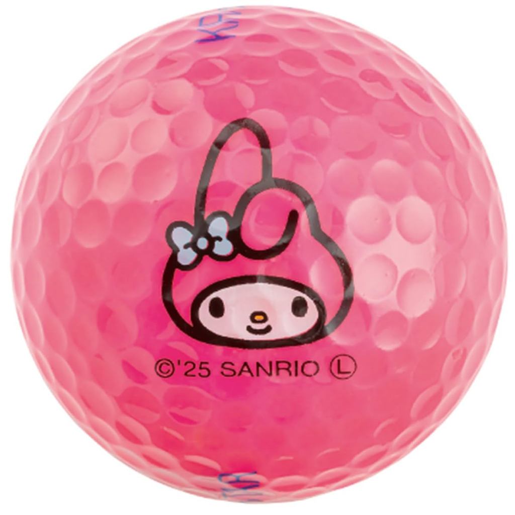 Kasco KIRA STAR × Sanrio Character Golf Balls – Bóng Golf Khoảng Cách, Cảm Giác Mềm, Đường Bay Cao