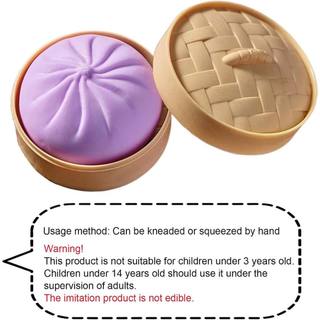 Dumpling Squishy, Colorful Dumpling Toy Stress Relief Sensory Fidget Assorted