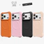 Ốp điện thoại silicon lỏng màu tím dâu tằm cho iPhone 17 Pro Max / 17Pro Air 16 15 14 13 Pro Max Vỏ bảo vệ chống sốc từ tính