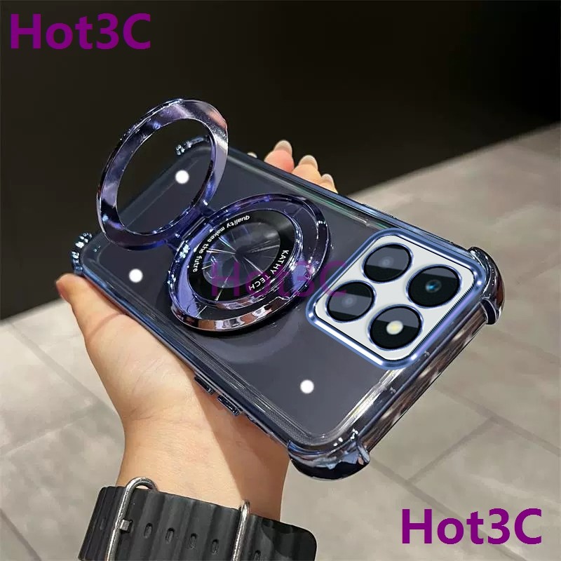 Ốp Lưng Cho Huwei Honor X6B / Honor X6A / Honor X6C tpu Chống Sốc Giá Đỡ Điện Thoại Chống Trơn Trượt SJZJ Vỏ Điện Thoại Di Động