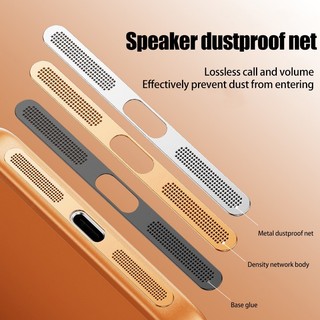 Dành Cho Apple iPhone 17e 17 Air Pro Max Kim Loại Chống Bụi Lưới Dán Cho iPhone 17ProMax 17Pro 17e 17Air Loa Lưới Lỗ Âm Thanh Cổng Sạc Phim Bảo Vệ Điện Thoại Bụi